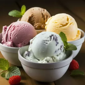 home made ice cream free photo